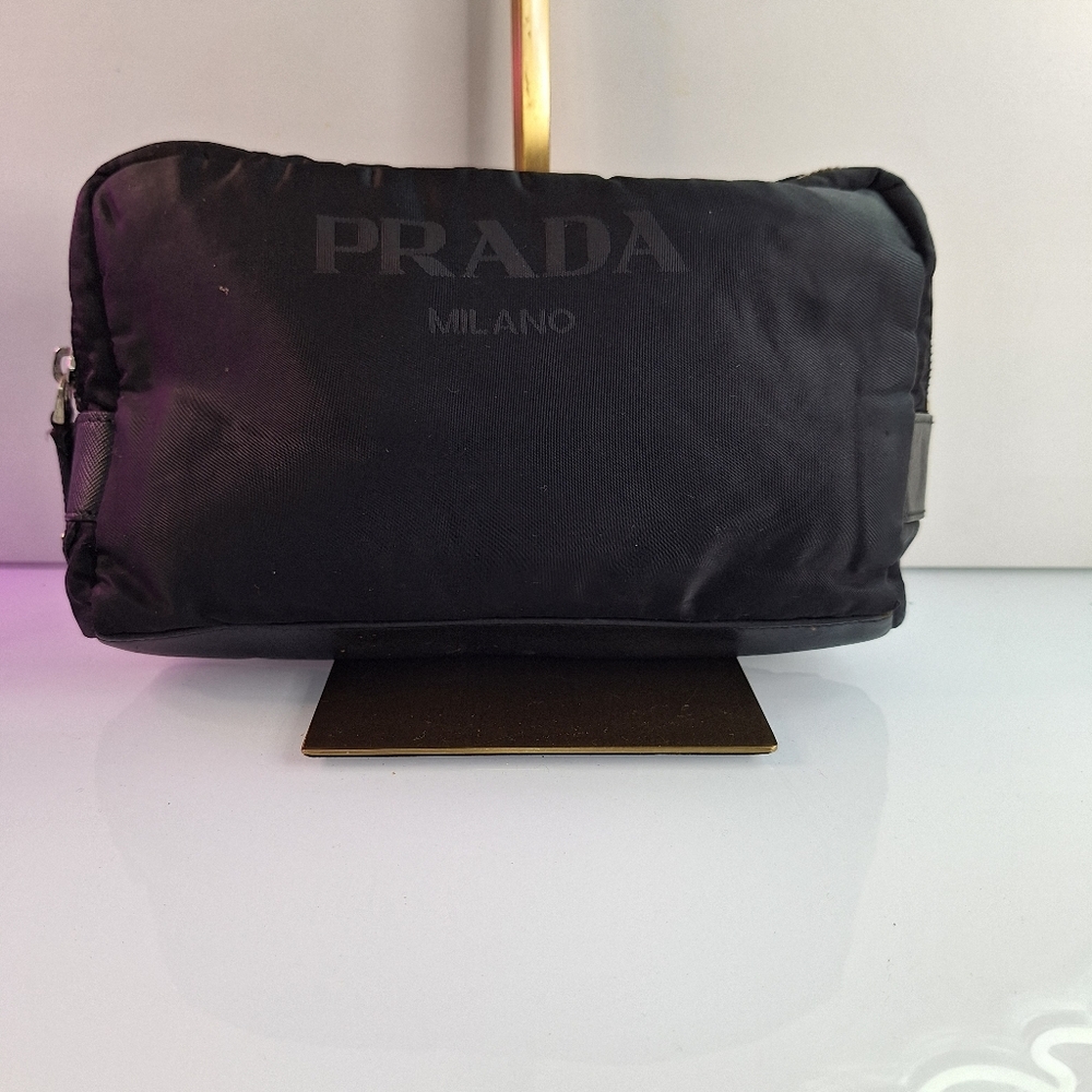 Prada Black Makeup Bag